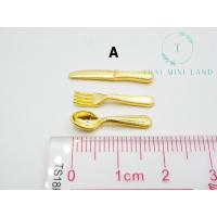 ราคา เซ็ตช้อนจิ๋ว 3 ชิ้น ช้อนจิ๋ว ส้อมจิ๋ว มีดจิ๋ว ช้อน ส้อม มีด ของจิ๋ว Dollhouse (17445079199)