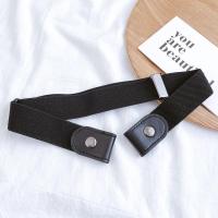 ราคา สุภาพสตรีเข็มขัดหัวเข็มขัดที่มองไม่เห็นเข็มขัดขี้เกียจเข็มขัดยืดหยุ่นสุภาพสตรีปรับผู้ชายกางเกงยีนส์ยืดเอวเข็มขัด (16766777066)