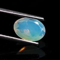 ราคา 0 50 ct โอปอล Opal เอธิโอเปีย ทรงไข่ เหลือบสีฟ้า (18834425535)