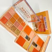 ราคา Kiss Beauty เซตแต่งหน้า 2 ชั้น เนื้อแมท สีสวยติดทน อายแชร์โดว์ บลัชออน No 87117 03 (20572138356)