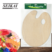 ราคา SEIKAI จานสีไม้ดั้งเดิม PALETTE (17820991458)