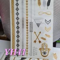 ราคา พร้อมส่ง แทททูสีทอง แทททูทอง แทททูติดตัว แทททูติดตัว (19604611587)