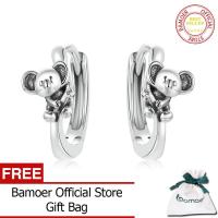 ราคา BAMOER 925เงินสเตอร์ลิงน่ารัก Koala ต่างหูแบบห่วงรูปสัตว์ขี้เกียจน่ารักต่างหูสำหรับสตรีแฟชั่นเครื่องประดับหู BSE507 (9406040077)