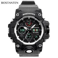 ราคา LIJ979 Bostanten บุรุษนาฬิกาในการขายนาฬิกากันน้ำสำหรับผู้ชาย bostanten เดิมนาฬิกาล่าสุดดิจิตอลกีฬา Wristwatch 2052K (8866958735)