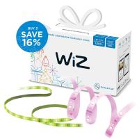 ราคา WiZ Strip ไฟเส้น เซ็ต 3 เมตร Strip Starter Kit 1 Strip Extension ริบบ้อนเปลี่ยนสี RGB ดิมเมอร์ เปลี่ยนแสง ดิมแสง หรี่ไฟ (5230942175)