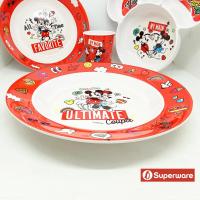 ราคา ขายแยกชิ้น Mickey Couple จานข้าวเด็ก ชาม ถาดหลุม แก้วน้ำ ช้อนส้อม เมลามีน ลายการ์ตูนมิกกี้ Superware ศรีไทยซุปเปอร์แวร์ 1 ชิ้น item sell SEPERATELY (12663394223)