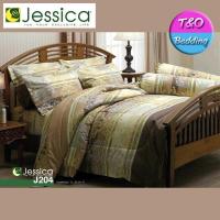 ราคา TeeBed Jessica ชุดผ้าปู ผ้านวม 6 ฟุต เจสสิก้า พิมพ์ลาย J204 (129341747)
