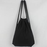 ราคา กระเป๋าเป้สะพายหลังมีเชือกรูดกระเป๋าเป้สะพายหลังสีดำและสีขาวสำหรับวัยรุ่นชายและหญิงลำลองย้อนยุคนักเรียนกระเป๋าเชือกรูดกระเป๋าหูรูดผ้าใบ (20033138934)