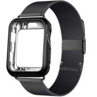 ราคา Milanese Loop Case Strap for Apple Watch Band Ultra 8 7 6 SE 5 4 41mm 40mm 44mm 38mm 42mm Watchband Iwatch Series 7 Correa 45mm (19700333292)