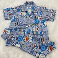 ราคา Doraemon ชุดนอนเด็ก ลายโดราเอม่อน ลายการ์ตูน โดเรม่อน ลิขสิทธิ์แท้ ผ้าคอตตอน ไม่ยืด ใส่สบาย สำหรับเด็ก 2 12 ปี แขนสั้น ขายาว แขนยาว ขายาว (12548463598)