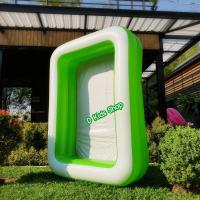 ราคา D KIds สระน้ำเป่าลม ทรงสี่เหลี่ยมขนาด2เมตร ขนาด200 150 50 cm Smile Pool ขายดี ห้ามพลาด (18093498252)