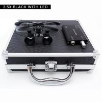 ราคา Hot Sale Classic Dental Loupes 2 5X 3 5X Dental Binocular Magnifier with 3W LED Headlight Rechargeable Lithium Battery Red Color (19493195504)