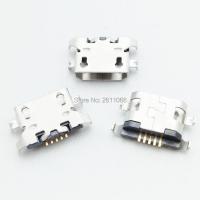 ราคา 100pcs Micro USB 5pin heavy plate 1 28mm 1 27 Flat mouth without curling Female Connector For lenovo Mobile Phone Mini USB Jack (20411804406)