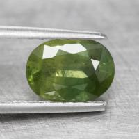 ราคา 1 90 ct พลอยแท้ เขียวส่อง ทรงไข่ สีเขียวก้านมะลิ เผาเก่า บางกะจะ (20405437965)