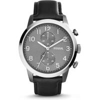 ราคา Fossil Townsman Chronograph FS4972นาฬิกาหนังผู้ชายสีดำสำหรับผู้ชาย (17573591630)