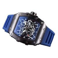 ราคา Hot Sale 2023 new Richard War II Devils automatic non mechanical mens watch high end trendy barrel type silicone leisure men (19426704077)