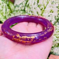 ราคา กำไลหยก เนื้อกำไลหยกสีม่วงลายเกลี้ยงเครื่องรางAmulets เสริมมงคล (16295386417)