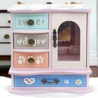 ราคา ของจริงสวยมาก Morning ตู้ไม้เก็บเครื่องประดับ สไตล์วินเทจ รุ่น PM 14198 (8079186787)