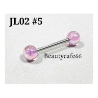 ราคา 1pc จิวลิ้น Surgical Steel จิวลิ้นอะคลิลิค ก้านสแตนเลส 1 6 x 16 mm พร้อมส่งจากไทย Body Jewelry JL02 จิวปาก จิวแก้ม (13500010717)