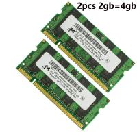 ราคา 4GB 2X 2GB ไมครอน DDR2 800 800MHz 2Rx8 PC2 6400s Non ECC SO DIMM แรมหน่วยความจำแล็ปท็อป (11031861801)