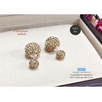 ราคา ต่างหูเงินแท้ 92 5 แบบก้านเสียบ ประดับเพชร cz หน้า 8mm x หลัง 14mm ก้านเสียบเงินแท้ (20026871778)