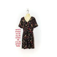 ราคา เดรสสาวอวบ เดรสทำงาน เดรสดอก เดรสแฟชั่น มือสอง (21255297663)