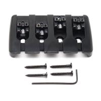 ราคา WK 4 String Bass Bridge A Style Top Load Tailpiece with Zinc Saddles for Electric Jazz Bass P Bass Black High Mass (19611524642)