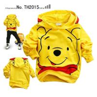 ราคา เสื้อฮู้ดแขนยาวเด็กผู้หญิงสำหรับเด็กผู้ชายเสื้อเสื้อกันหนาวมีฮู้ดพิมพ์ลายวินนี่เสื้อมีหมวกของเด็กหมีพูห์สำหรับฤดูใบไม้ผลิฤดูใบไม้ร่วงผสมผ้าฝ้าย (17060114607)
