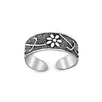 ราคา flower design toe ring silver toe ring toe ringsbeach toe ring plain toe ring แหวนนิ้วเท้าลายดอกไม้ ใส่แล้วไม่แพ้ เงินแท้ไม่ชุบ เงินแท้925 พร้อมส่ง (19977408425)