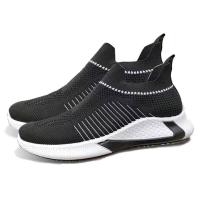 ราคา Xiaomi Sport Shoes Men Fashion Walking Shoes Mesh Ultra Lightweight Running Shoes Casual Breathable Knit Slip on Sneakers (17679043179)
