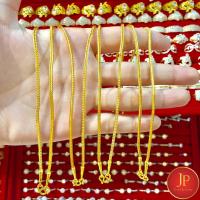 ราคา สร้อยคอ ทองชุบ ทองหุ้ม น้ำหนัก1สลึง ยาว18นิ้ว สวยเสมือนจริง JPgoldjewelry (16093826225)