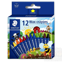 ราคา สี STAEDTLER สีเทียน noris นอริส 12สี 12แท่ง ขนาด 7mm รุ่น 2200 NC12 จำนวน 1กล่อง พร้อมส่ง (10462768896)