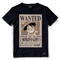 ราคา เสื้อยืดคุณภาพดี Dextreme เสื้อวันพีซ ลาย Wanted ลูฟี่ Luffy มี สีดำ สีกรม และ สีเหลือง Fashion เสื้อยืดสตรีท (20476588182)