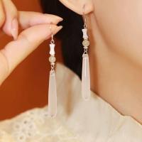 ราคา ต่างหู สไตล์ยอดนิยม ต่างหูจีนโบราณ คุณภาพเยี่ยม สไตล์โบราณ ใช้กับฮั่นฟู่ชองซัม เรียบง่าย (19970383700)