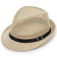 ราคา หมวกปานามาสาน ผู้ใหญ่ Straw Fedora สต็อคส่งจากไทย รอบหมวกด้านใน 58 ซม (19315786740)