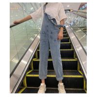 ราคา เอี๊ยมกางเกงยีนส์ขายาว เอี๊ยมแฟชั่นผู้หญิง สไตล์เกาหลี เอี๊ยมสาวอวบ (20016979982)