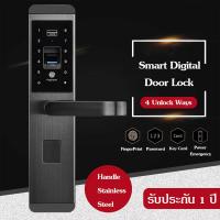 ราคา KARODO Digital Door Lock รุ่น X1 สแกนนิ้วมือ รหัส คีย์การ์ด กุญแจ (356384143)