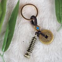 ราคา พวงกุญแจห้อยเหรียญจีน5เหรียญ แก้ชง เสริมดวงราศี งานทองเหลือง มี 8 แบบ (17398184898)