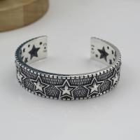 ราคา สร้อยข้อมือรูปดาวเงินห้าแฉกไทยย้อนยุคทันสมัยใหม่สำหรับผู้ชายและผู้หญิงกำไลข้อมือแบบเปิดฮิปฮอปพังค์เก่า (20626269042)