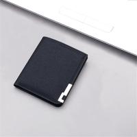 ราคา กระเป๋าใส่เหรียญผ้าใบกระเป๋าสตางค์ผู้ชายขนาดเล็กสำหรับผู้ชายกระเป๋าใส่เหรียญที่ใส่บัตรกระเป๋าสตางค์สั้นกระเป๋าเก็บเศษสตางค์ (18627084297)
