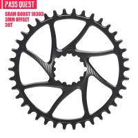 ราคา ผ่านเควสจานเบรก3มม ออฟเซ็ตจานหน้า SRAM Gx Xx1นกอินทรี GXP ทรงกลม วงรี MTB วงแหวนโซ่แคบ32T 34T 36T 38T (19914204661)