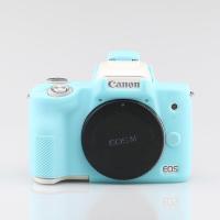 ราคา ซิลิโคนอ่อนนุ่ม EOS M50 II กรณีกล้องยางสำหรับ Canon EOS M50รอยขีดข่วนหลักฐานที่ครอบกระเป๋าผิวสำหรับ M50 Mark II (15242141465)