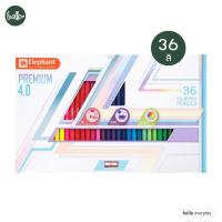 ราคา Elephant ตราช้าง ดินสอสีไม้ ชนิดแท่งยาว รุ่น พรีเมี่ยม ขนาด 4 0 จำนวน12 24 36 48สี (21083346873)