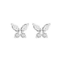 ราคา Merii ต่างหูเงินแท้ 925 ชุบโรเดียมประดับ CZ ดีไซน์ผีเสื้อ ต่างหูเพชร CZ ต่างหูCZ Little Piece of Me 221E0549 01 (19261507673)