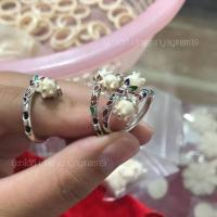 ราคา แหวนเงินสอดหาง ของแท้100 แหวนหัวงาช้าง แกะดอก แหวนไขว้ เสริมดวง บารมี โชคลาภ ค้าขาย ร่ำรวย (20721773077)