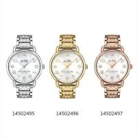 ราคา coach Authentic Original Womens Delancey Rose Gold tone Bracelet Watch 14502497 14502496 14502495 36mm (17838462549)