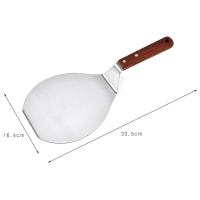 ราคา Stainless Steel Pizza Peels Wood Handle Pizza Cake Move Shovel Turners Spatula Pizza Baking Tools Accessories (16727315182)