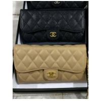 ราคา กระเป๋าสะพายข้าง กระเป๋าออกงานสุดหรู มีสายสะพายโซ่อะไหล่สีทอง พร้อมส่ง (16615007110)