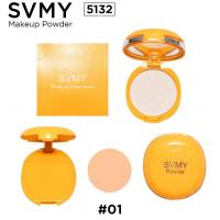 ราคา แป้งพัฟ SVMY Powder no 5132 ผสมคอนซีลเลอร์ เนื้อเนียน บางเบา แป้งอัดแข็ง ควบคุมความมัน ปกปิดเรียบเนียน ดูธรรมชาติ (17173637843)