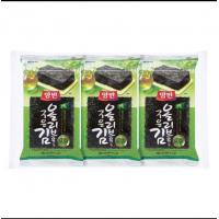 ราคา พร้อมส่ง สาหร่ายเกาหลี สาหร่ายยังบัน อบกรอบปรุงรสน้ำมันมะกอก ขนาดแพ็ค 3 ห่อ 5กรัม (10265489579)